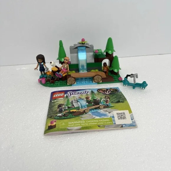 LEGO 41677 Friends Forest Waterfall Olivia Andrea Squirrel Scooter Diamond - Picture 11 of 11